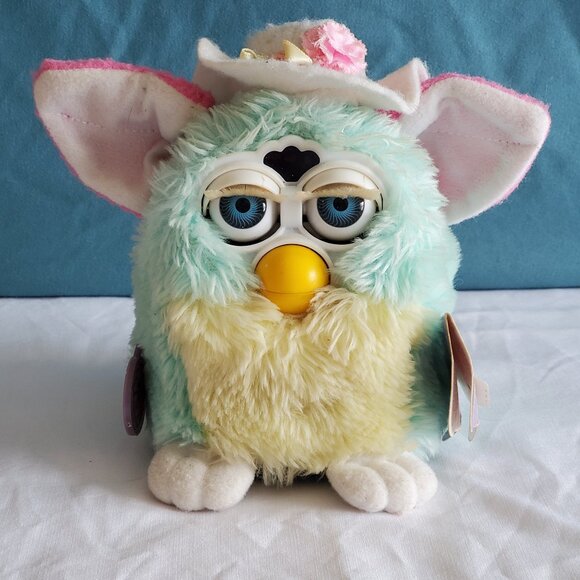 Vintage 2000 Spring Furby Hat Special Limited-Edition 70-880 Works - Picture 1 of 5